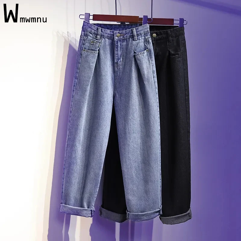 Vintage Design Folds Straight Jeans High Waist Streetwear Oversized 5xl 95kg Denim Pants Korean Chic Casual Harem Cowboy Trouser
Vintage Design Folds Straight Jeans High Waist Streetwear Oversized 5xl 95kg Denim Pants Korean Chic Casual Harem Cowboy Trouser