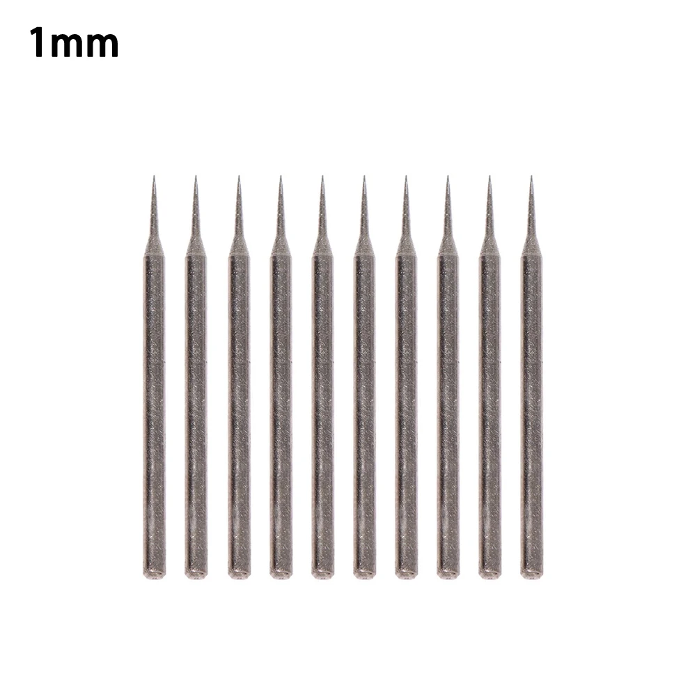 

Diamond Grinding Head Burr Set 10Pcs Assorted Sizes Water Cooled for Extended Use Perfect for Jewelry and Stone Carving