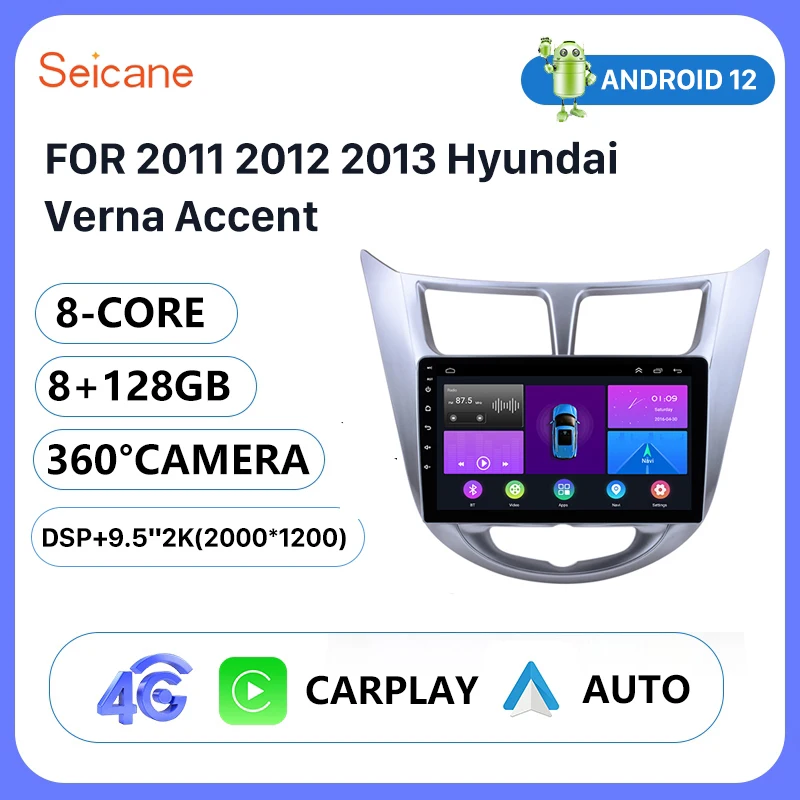 Автомагнитола 2 Din на Android 13 для Hyundai Solaris Verna Accent 1 2010-2016, мультимедийный видеоплеер, автомагнитола 2 Din для Carplay, DVD
Автомагнитола 2 Din на Android 13 для Hyundai Solaris Verna Accent 1 2010-2016, мультимедийный видеоплеер, автомагнитола 2 Din для Carplay, DVD