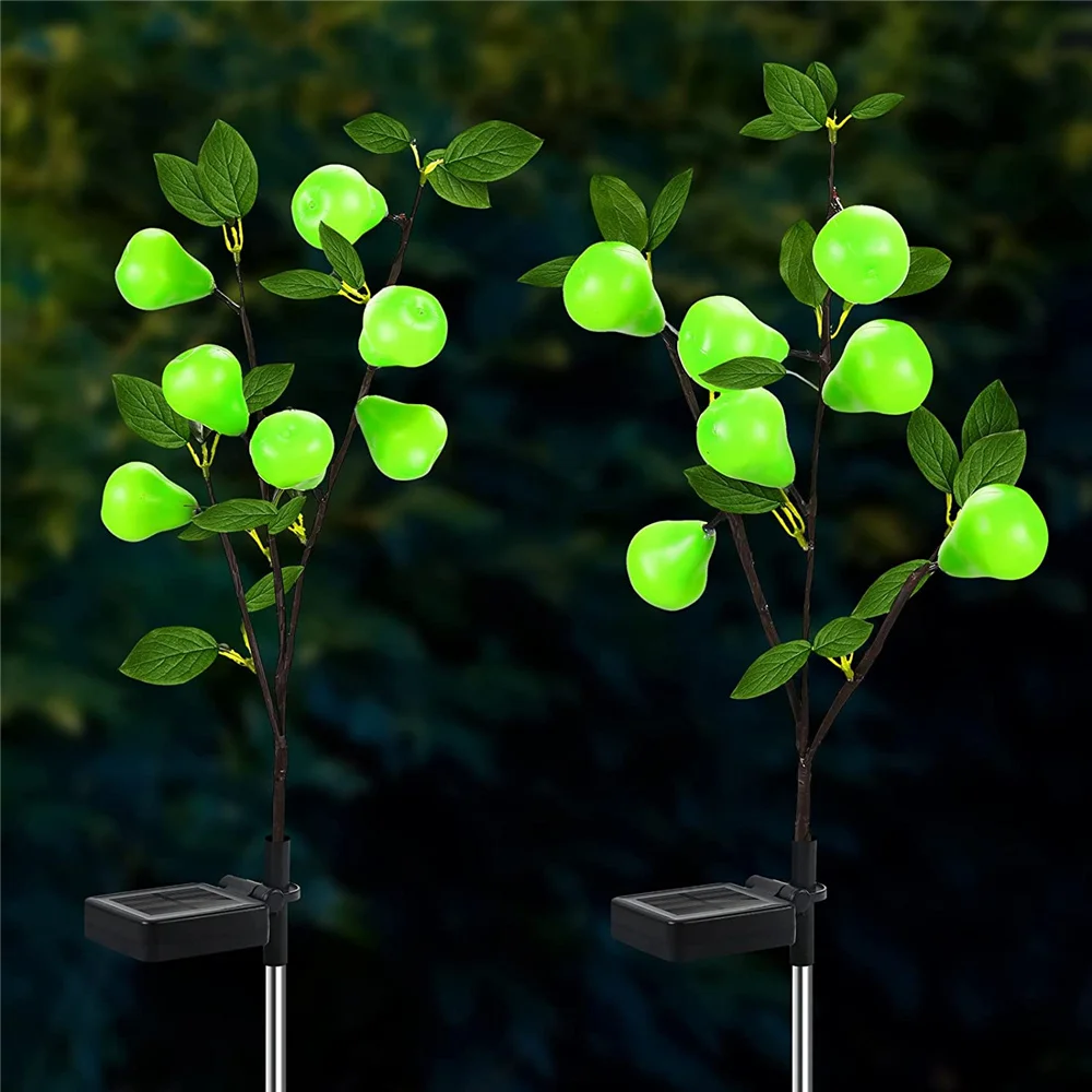 Newest Solar Pear Light Outdoor Solar Garden Light Tree Lamp Waterproof Park Stake Landscape Light for Yard Pathway Decoration
Newest Solar Pear Light Outdoor Solar Garden Light Tree Lamp Waterproof Park Stake Landscape Light for Yard Pathway Decoration