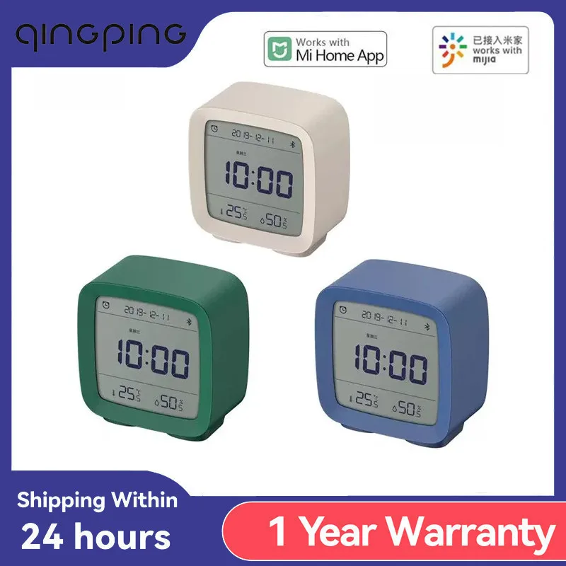 Qingping Cleargrass Bluetooth Alarm Clock smart Control Temperature Humidity Display LCD Screen Adjustable Nightlight
Qingping Cleargrass Bluetooth Alarm Clock smart Control Temperature Humidity Display LCD Screen Adjustable Nightlight