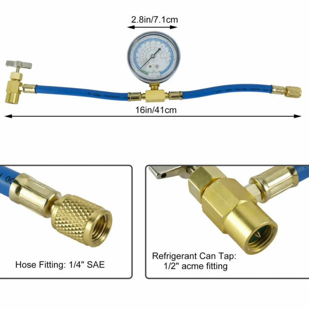 R134A Charging Hose To Refrigerator Gauge AC Recharge Hose Kit Refrigerator Refrigerant Charging Hose HVAC Tools Industrial
R134A Charging Hose To Refrigerator Gauge AC Recharge Hose Kit Refrigerator Refrigerant Charging Hose HVAC Tools Industrial