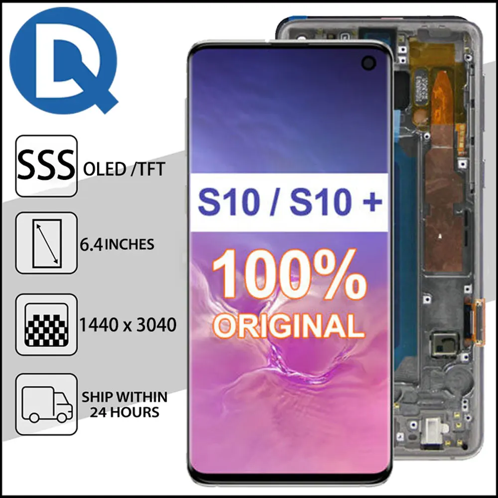 6.4 Inch Original LCD Display For Samsung S10 Pus,Display Touch Screen Digitizer Replacement Quality Touch Screen For SM-G975F
6.4 Inch Original LCD Display For Samsung S10 Pus,Display Touch Screen Digitizer Replacement Quality Touch Screen For SM-G975F
