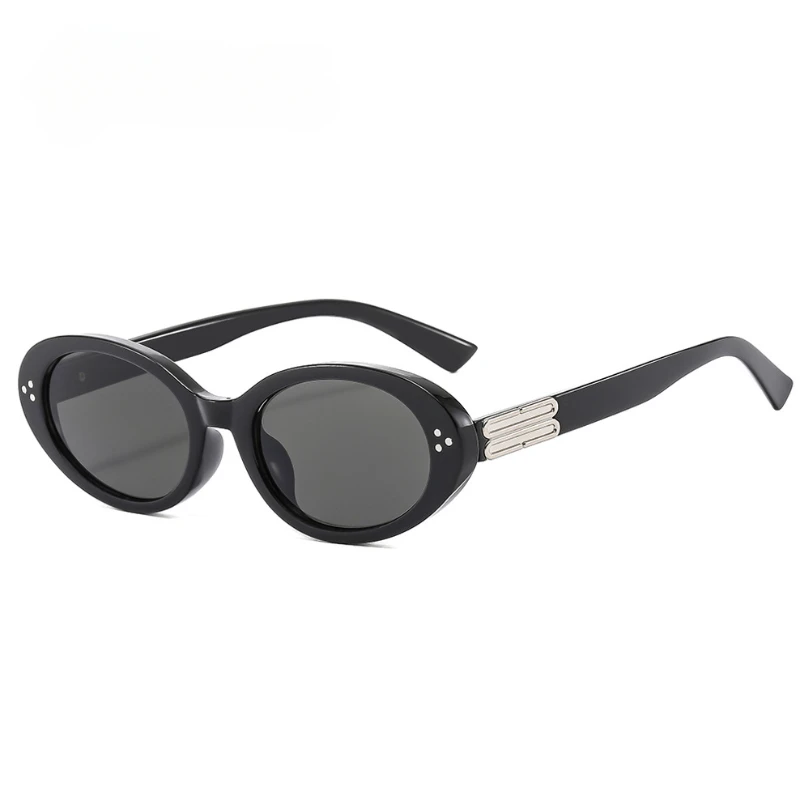 

Модные солнцезащитные очки для женщин, брендовые дизайнерские круглые овальные солнцезащитные очки в стиле ретро, женские популярные винтажные маленькие очки UV400