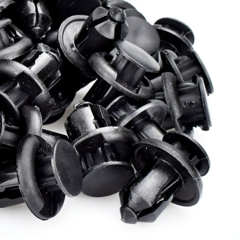 50pcs Nylon Rivet Fastener Bumper Clip Retainer Screw For Honda Car Bumper Retainer Clamp Black
50pcs Nylon Rivet Fastener Bumper Clip Retainer Screw For Honda Car Bumper Retainer Clamp Black