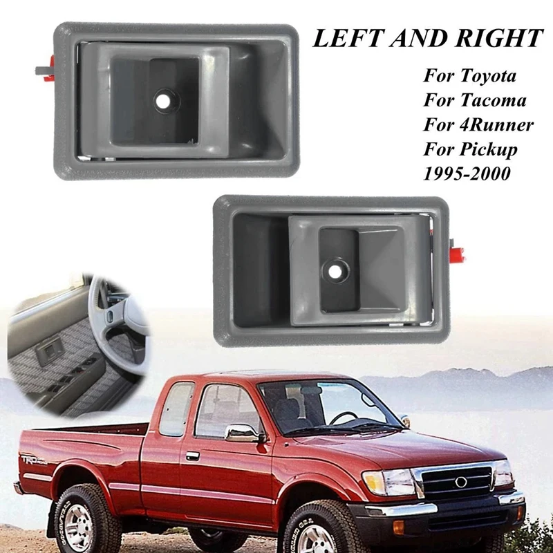 1 пара для пикапа Toyota Tacoma 1995-2000, передняя левая и правая внутренняя дверная ручка 69206-04010/69205-04010
1 пара для пикапа Toyota Tacoma 1995-2000, передняя левая и правая внутренняя дверная ручка 69206-04010/69205-04010