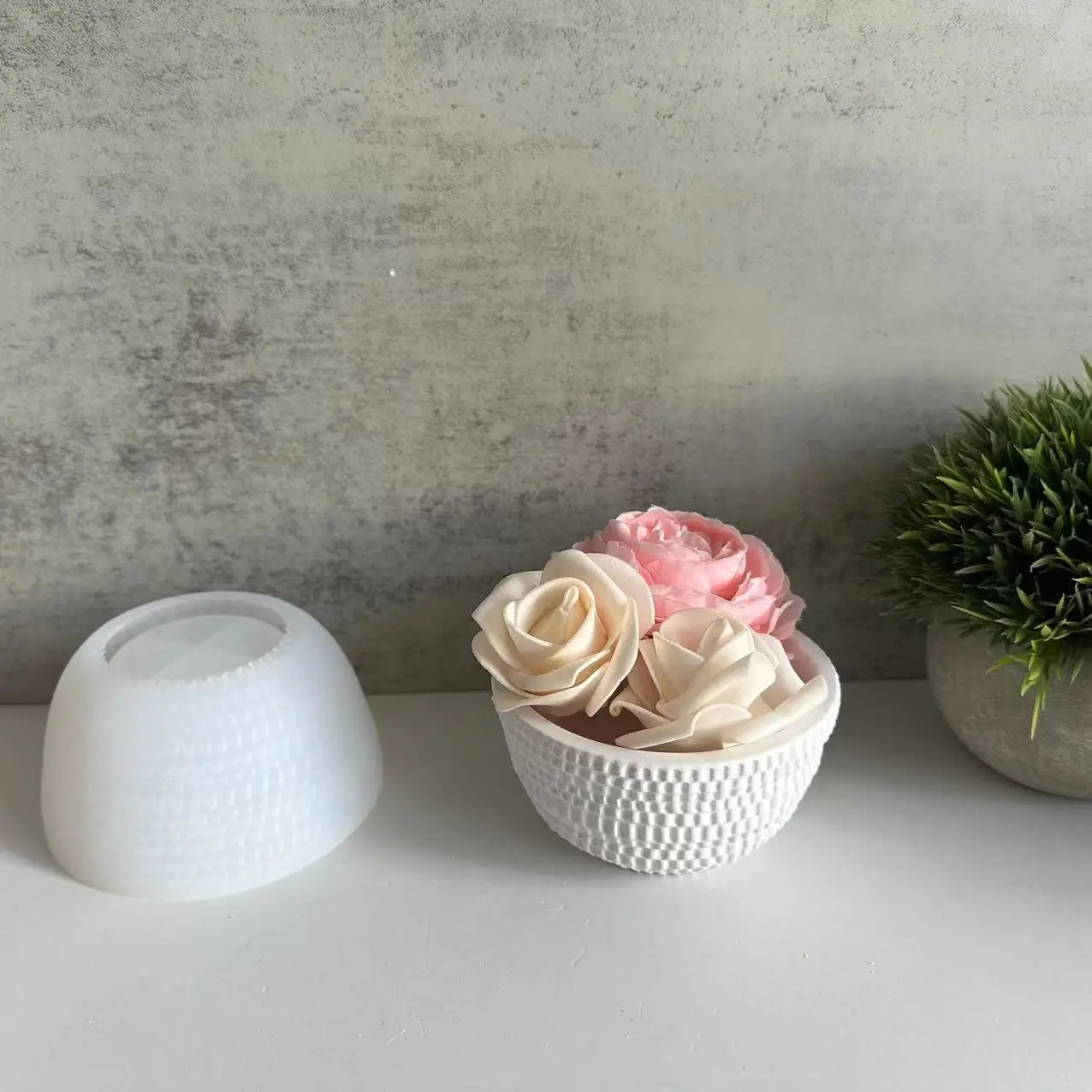 Woven Bowl Basket Silicone Mold DIY Handmade Succulent Flower Pot Mould Concrete Candle Cup Silicone Mold Epoxy Resin Mould
Woven Bowl Basket Silicone Mold DIY Handmade Succulent Flower Pot Mould Concrete Candle Cup Silicone Mold Epoxy Resin Mould