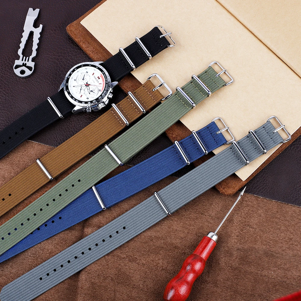 Watch Strap 20mm 22mm Nylon Ribbed Watch Band Ballistic Fabric Watchband Accessories Suit For Military Watch Straps
Watch Strap 20mm 22mm Nylon Ribbed Watch Band Ballistic Fabric Watchband Accessories Suit For Military Watch Straps