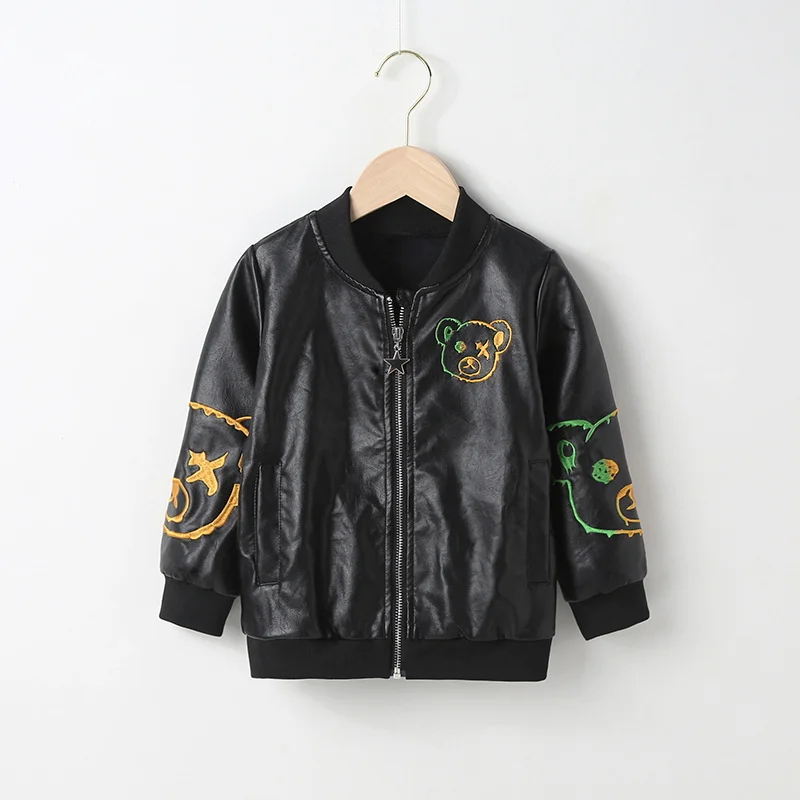 Boys Coat Jacket Cotton Outerwear Overcoat 2023 Black PU Spring Autumn High Quality Children's Warm Clothing
Boys Coat Jacket Cotton Outerwear Overcoat 2023 Black PU Spring Autumn High Quality Children's Warm Clothing