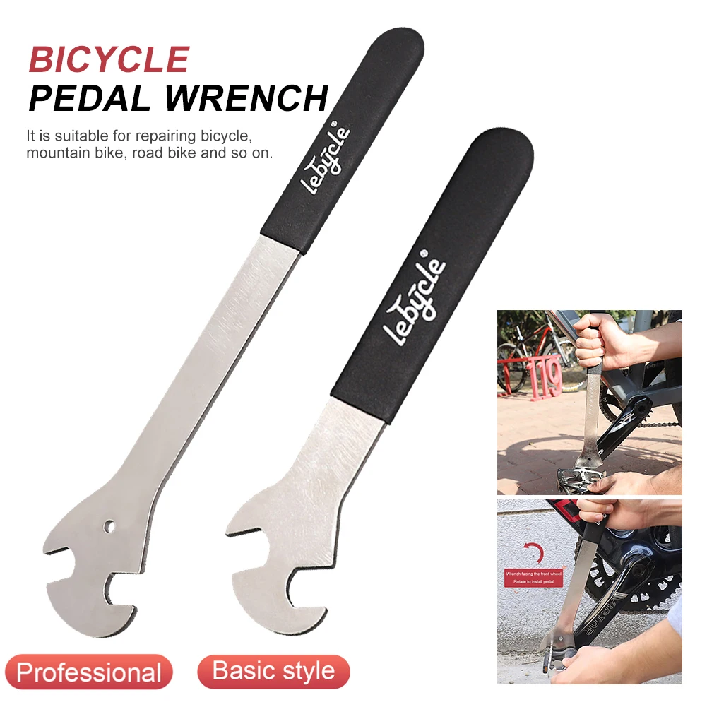 1PC Bicycle Pedal Wrench Extra Long Handle Sturdy Durable Cycling Pedal Spanner Install Repair Pedal Wrench For MTB Road Bike
1PC Bicycle Pedal Wrench Extra Long Handle Sturdy Durable Cycling Pedal Spanner Install Repair Pedal Wrench For MTB Road Bike
