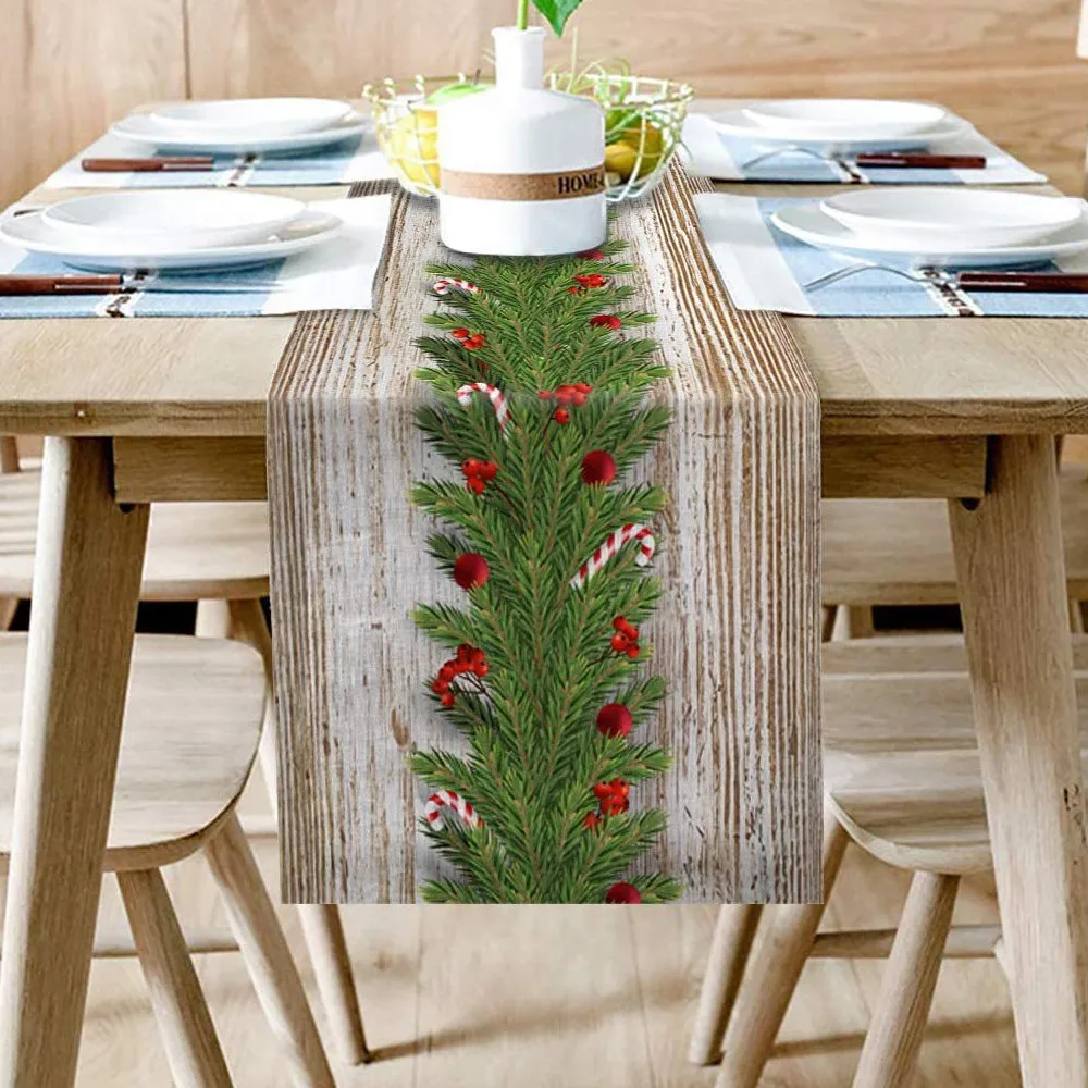 Christmas Tree Snowflake Pattern Linen Table Runner Wedding Christmas Decoration Tablecloth Christmas Party Tablecloth
Christmas Tree Snowflake Pattern Linen Table Runner Wedding Christmas Decoration Tablecloth Christmas Party Tablecloth