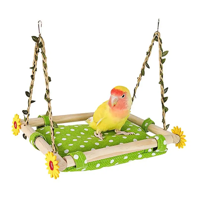 Bird Swings For Parrots Square Cradle Swing Bed Toy Bright Colors Parrot Hung Toy Parrot Trapeze Swing Bird Climbing supplies
Bird Swings For Parrots Square Cradle Swing Bed Toy Bright Colors Parrot Hung Toy Parrot Trapeze Swing Bird Climbing supplies