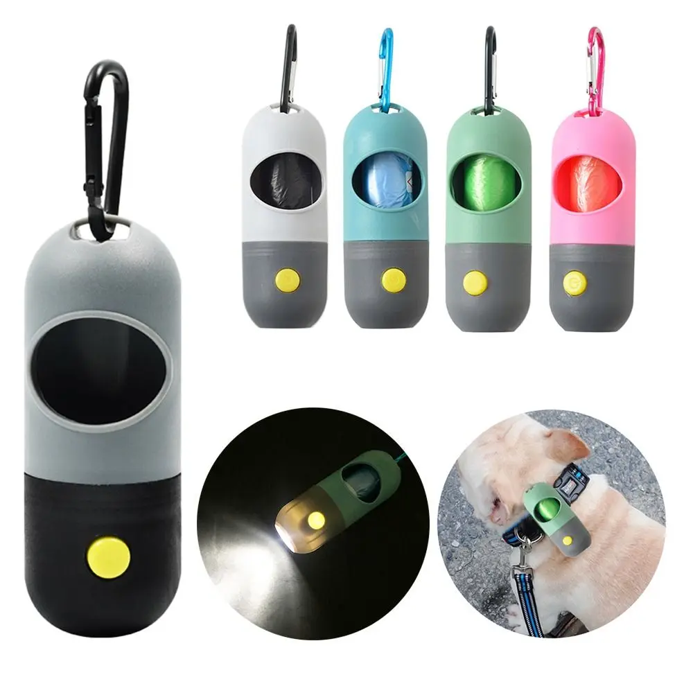 Eco-friendly Pet Trash Bags Portable LED light Waste Bags Holder Dispenser Dog Poop Bag
Eco-friendly Pet Trash Bags Portable LED light Waste Bags Holder Dispenser Dog Poop Bag