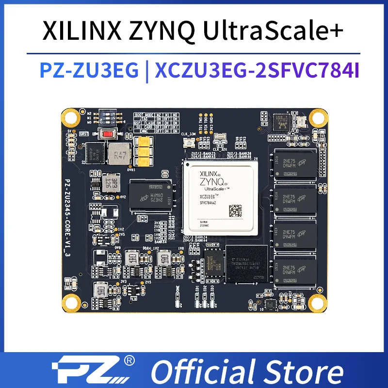 Puzhi PZ-ZU3EG-SOM Xilinx ZYNQ UltraScale XCZU3EG FPGA Core Board Industrial Grade System on Module 3EG
Puzhi PZ-ZU3EG-SOM Xilinx ZYNQ UltraScale XCZU3EG FPGA Core Board Industrial Grade System on Module 3EG