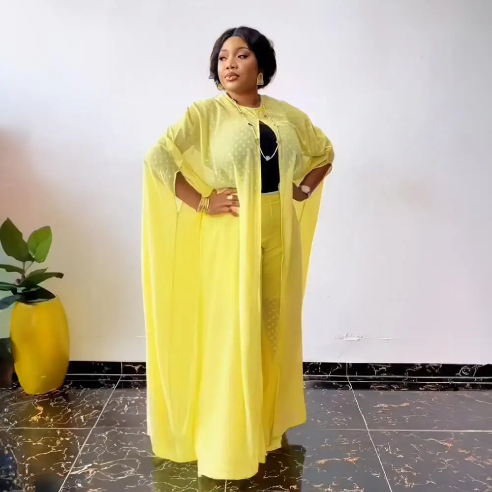 African Clothes for Women Sets Solid Long Coat And Pants Suits Office Lady Elegant 3 Piece Set Business Outfits African Clothing
African Clothes for Women Sets Solid Long Coat And Pants Suits Office Lady Elegant 3 Piece Set Business Outfits African Clothing