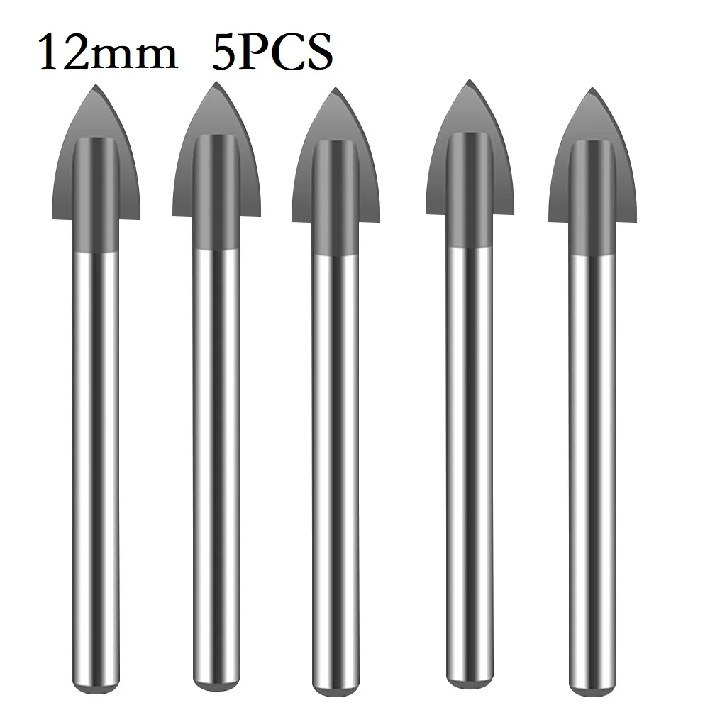 5PCS 3-12mm Glass Drill Bit Tungsten Carbide Tipped For Ceramic Tile Wood Plastic Concrete Wall Drilling Hole
5PCS 3-12mm Glass Drill Bit Tungsten Carbide Tipped For Ceramic Tile Wood Plastic Concrete Wall Drilling Hole