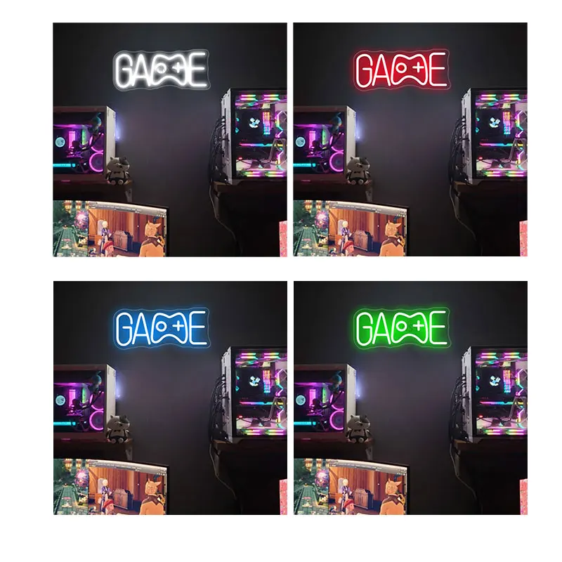 Game LED Neon Lights Sign Neon for Game Zone Party Decor Gaming Wall Lightup Sign
Game LED Neon Lights Sign Neon for Game Zone Party Decor Gaming Wall Lightup Sign