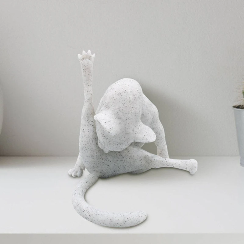 

No Shame Cat Sculpture Funny Cat Figurine Cat Figurines For Cat Lovers Cat Statues Home Decor Cat Gifts Decorative Ornaments