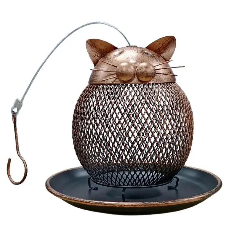 Outdoor Bird Feeder Vintage Iron Mesh Design Body Part Cat Shape Feeders Decorative Easy To Install Outdoor Bird Feeder For Bird
Outdoor Bird Feeder Vintage Iron Mesh Design Body Part Cat Shape Feeders Decorative Easy To Install Outdoor Bird Feeder For Bird