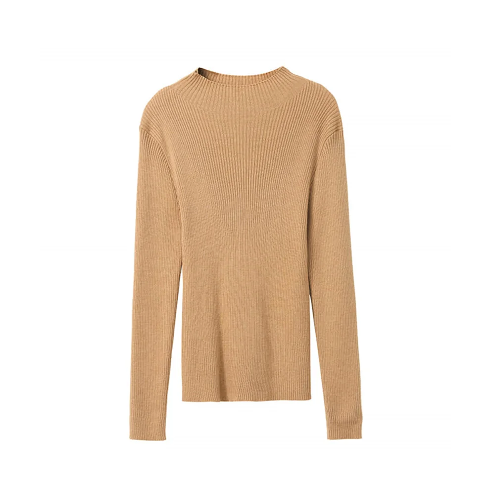 XJXKS Women's Winter Bottoming Turtleneck Sweater 2024 Winter New Solid Color All-match High-end Wool Knitted Pullover
XJXKS Women's Winter Bottoming Turtleneck Sweater 2024 Winter New Solid Color All-match High-end Wool Knitted Pullover