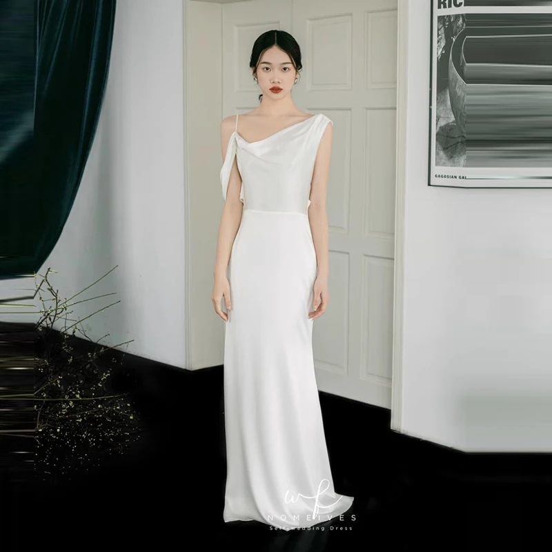 Sexy Mermaid Halter Evening dress Open Back Boho formal dress Simple Plain Beach Bridal Dress backless mermaid
Sexy Mermaid Halter Evening dress Open Back Boho formal dress Simple Plain Beach Bridal Dress backless mermaid