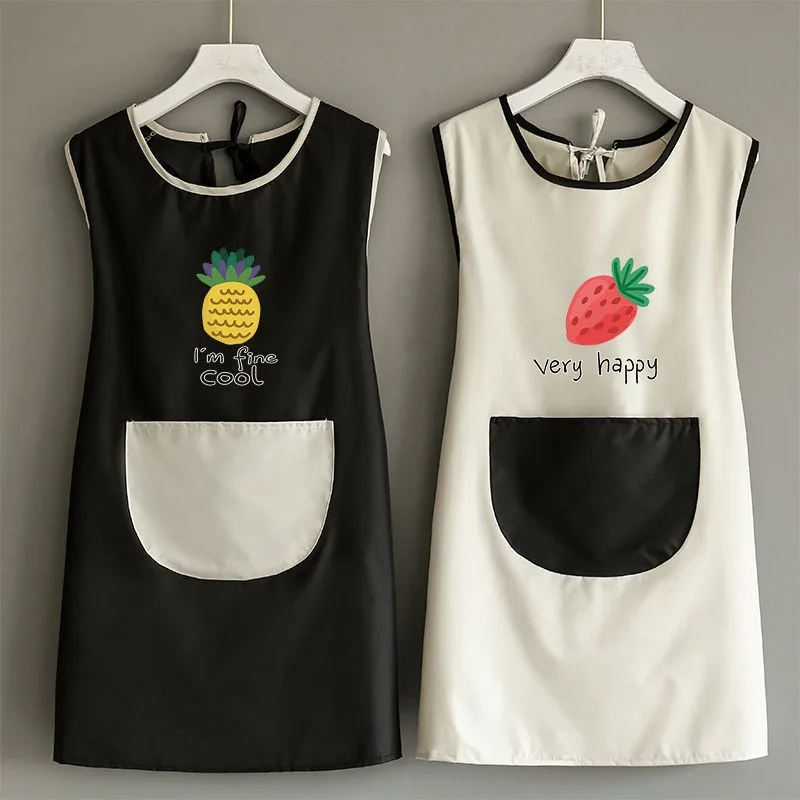Women Kitchen Apron Waterproof Chef Apron with Big Pocket Breathable Aprons Cute Oilproof Cooking Uniform Gift Ideas
Women Kitchen Apron Waterproof Chef Apron with Big Pocket Breathable Aprons Cute Oilproof Cooking Uniform Gift Ideas