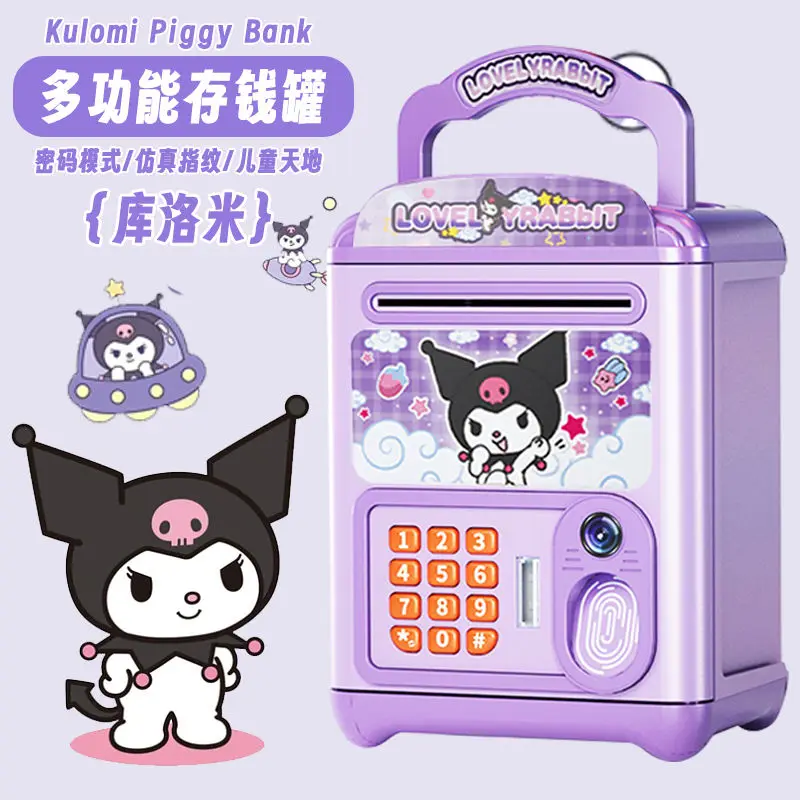 Sanrio Kuromi Mymelody Cinnamoroll Kulomi Piggy Bank Children Password Box New Piggy Bank Large Capacity High Appearance Level
Sanrio Kuromi Mymelody Cinnamoroll Kulomi Piggy Bank Children Password Box New Piggy Bank Large Capacity High Appearance Level