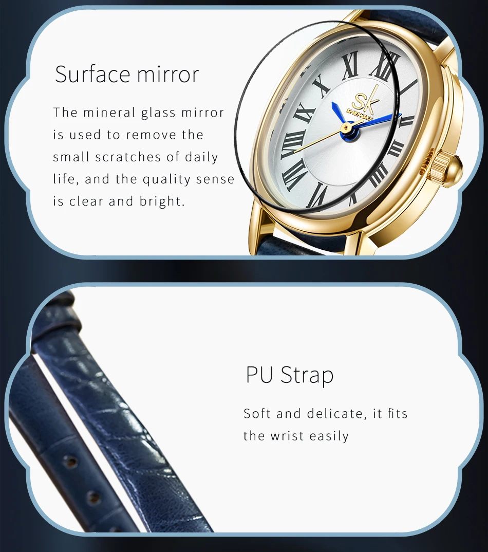 Shengke SK Elegant Woman Quartz Wristwatches Alloy Clock Buckle 3Bar Waterproof Fashion Casual Ladies Leather Watch Montre Femme Shengke SK Elegant Woman Quartz Wristwatches Alloy Clock Buckle 3Bar Waterproof Fashion Casual Ladies Leather Watch Montre Femme