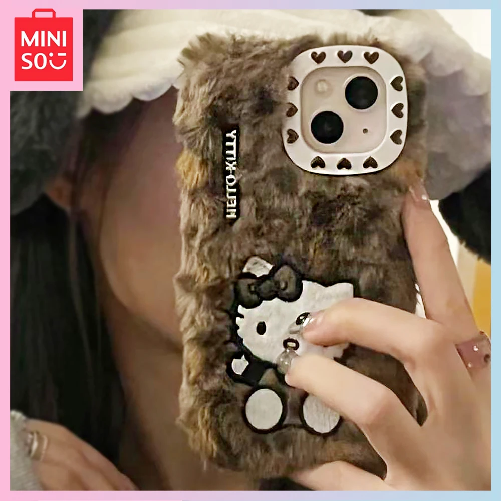 New Miniso Hello Kitty Kawaii Autumn/winter Iphone15Promax Cartoon 14Pro Plush 13/12/11 Phone Case Girls Birthday Christmas Gift
New Miniso Hello Kitty Kawaii Autumn/winter Iphone15Promax Cartoon 14Pro Plush 13/12/11 Phone Case Girls Birthday Christmas Gift