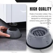 4Pcs Anti Vibration Feet Pads Rubber Legs Slipstop Silent Skid Raiser Mat For Washing Machine Support Dampers Stand Accessories
4Pcs Anti Vibration Feet Pads Rubber Legs Slipstop Silent Skid Raiser Mat For Washing Machine Support Dampers Stand Accessories