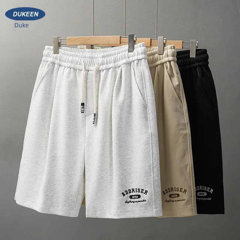 

EN American Casual ShortS, Men's Summer Air Cotton HigH Street EmbroidErEd Sanitary Pants, Loose Fitting SportS Capris