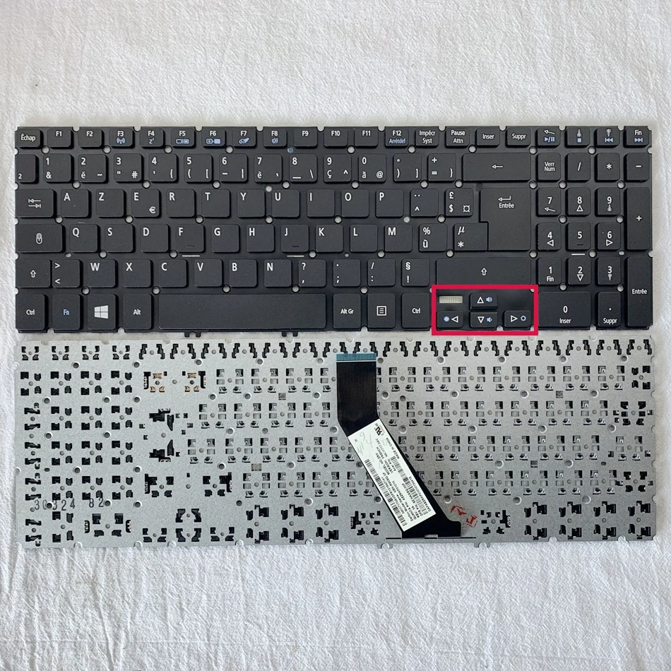 Французская клавиатура для ноутбука ACER Aspire V5-572 V5-572G V5-572P V5-572PG V5-573 V5-573G V5-573P fr Azerty макет
Французская клавиатура для ноутбука ACER Aspire V5-572 V5-572G V5-572P V5-572PG V5-573 V5-573G V5-573P fr Azerty макет