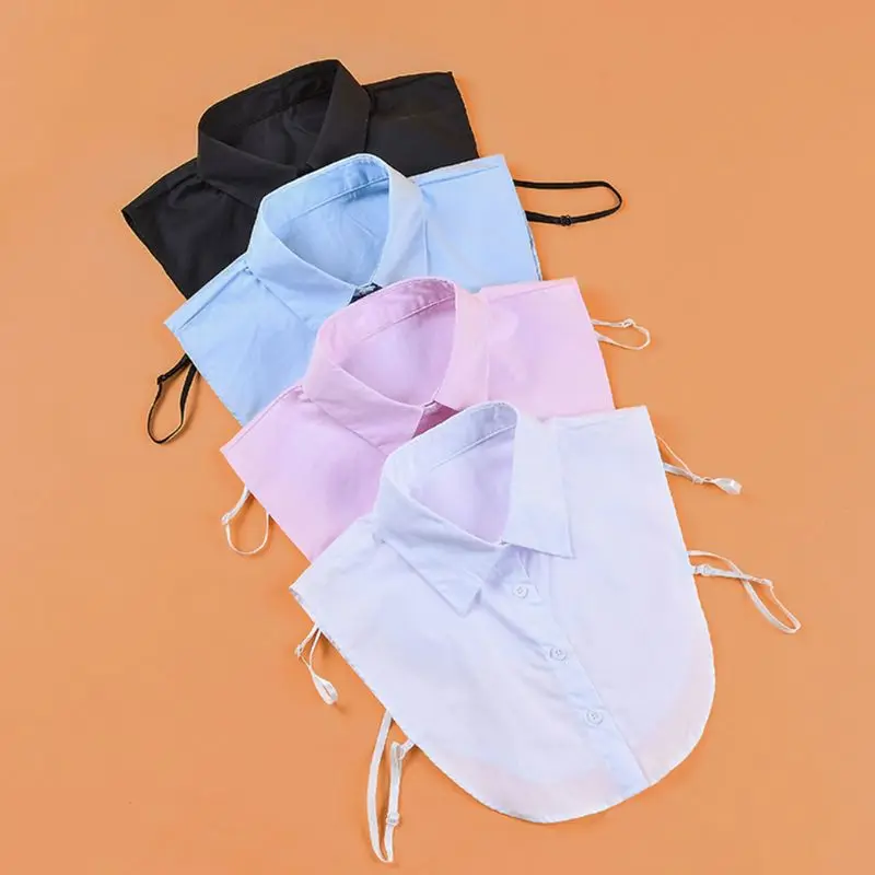Solid Color Detachable Faux Collar Choker Tie False Lapel Collar Half-Shirt Blouse Tops Fake Collar Clothes Decorations
Solid Color Detachable Faux Collar Choker Tie False Lapel Collar Half-Shirt Blouse Tops Fake Collar Clothes Decorations