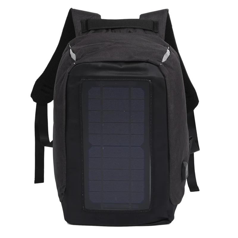 

Solar Backpack Anti-Theft Business Bag Travel Backpack Casual Rucksack With Solar Panel Charge For Smart Phone Men Women
