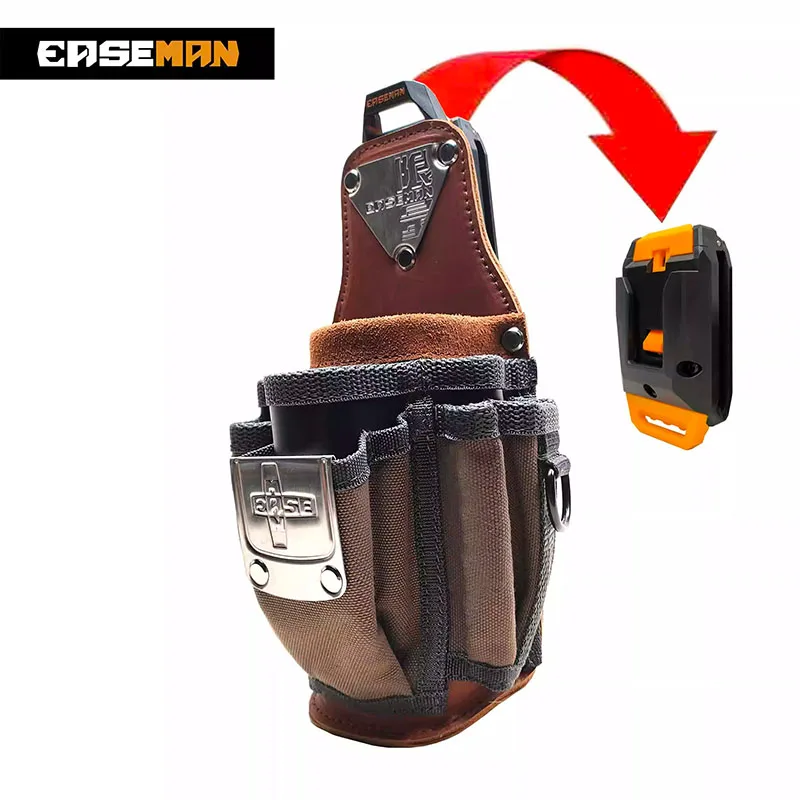 EASEMAN Cowhide Toolkit Electrician Waist Bag Quick Hanging and Disassembling Multi-functional Thickened Wear-resistant TB Belt
EASEMAN Cowhide Toolkit Electrician Waist Bag Quick Hanging and Disassembling Multi-functional Thickened Wear-resistant TB Belt