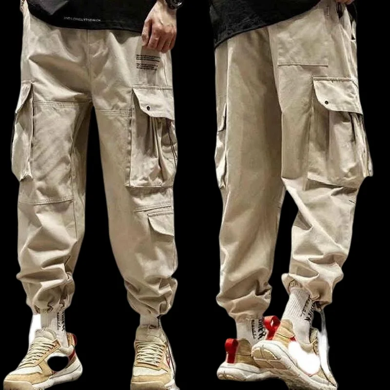 Men's Large Pocket Cargo Pants Men's Loose Wide Leg Drawstring Hip-Hop Pants Men's Casual Pants
Men's Large Pocket Cargo Pants Men's Loose Wide Leg Drawstring Hip-Hop Pants Men's Casual Pants