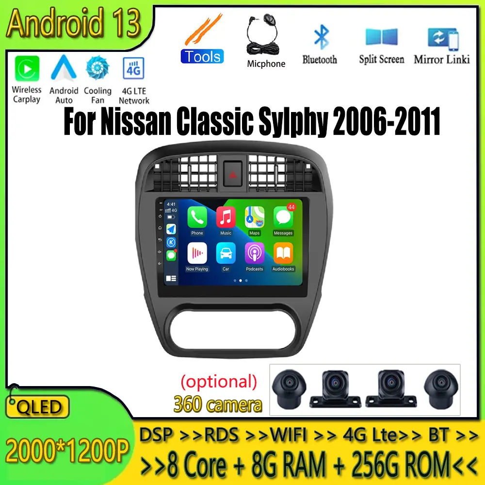 10.1" IPS Stereo GPS Navigation Multimedia Car Radio For Nissan Classic Sylphy 2006-2011 Carplay Android 13 Auto DSP WIFI 4G BT
10.1" IPS Stereo GPS Navigation Multimedia Car Radio For Nissan Classic Sylphy 2006-2011 Carplay Android 13 Auto DSP WIFI 4G BT