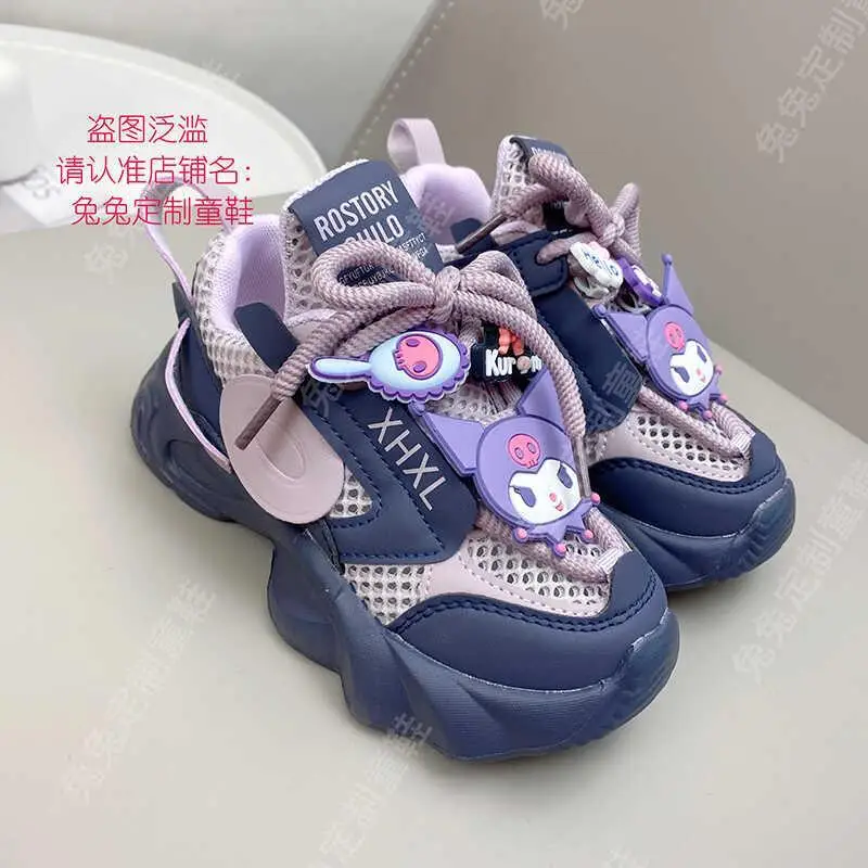 2024 Kuromi Tennis Sanrio Kawaii Anime Girls Sneakers Summer Sweet Cute Cartoon Babys Breathable Mesh Shoes Tide Gift for Kids
2024 Kuromi Tennis Sanrio Kawaii Anime Girls Sneakers Summer Sweet Cute Cartoon Babys Breathable Mesh Shoes Tide Gift for Kids