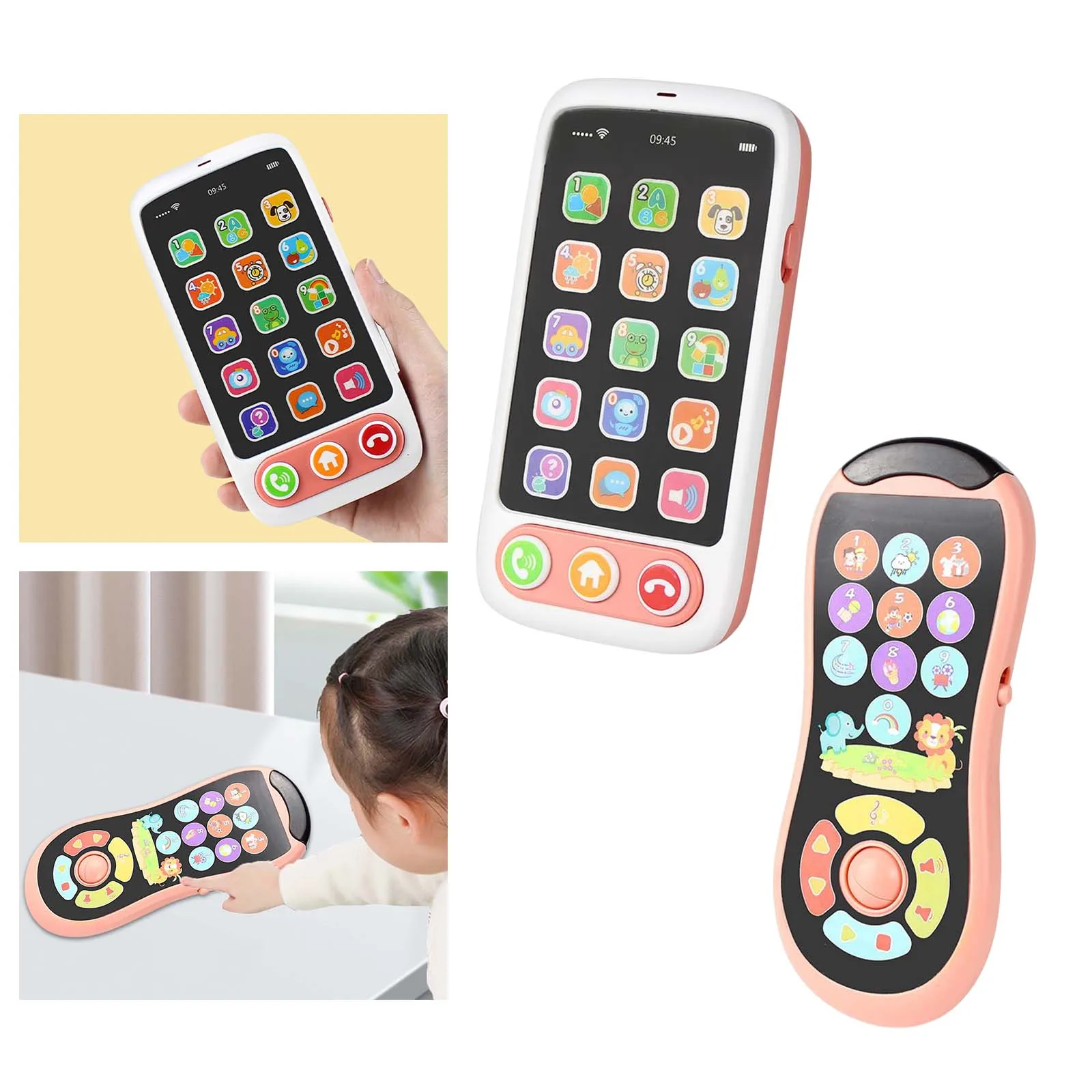Portable Mini Phone Learning Musical Toys Mobile Telephone with Lights and Music for Girls Kids Preschool Toddlers Gift
Portable Mini Phone Learning Musical Toys Mobile Telephone with Lights and Music for Girls Kids Preschool Toddlers Gift