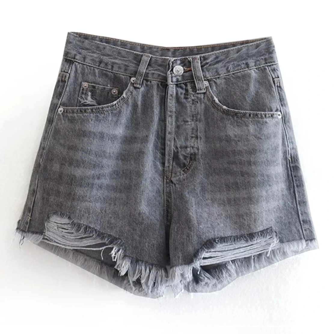 Dave&Di High Waist Harem Denim Short Loose Bermuda Women High Street Retro Washed Burrs
Dave&Di High Waist Harem Denim Short Loose Bermuda Women High Street Retro Washed Burrs