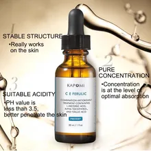 Vitamin C E Extract VC VE Original Liquid Anti-Wrinkle Essence C E FerulicMoisturizing Serum Lifting Acid with Hyaluronic Acid
Vitamin C E Extract VC VE Original Liquid Anti-Wrinkle Essence C E FerulicMoisturizing Serum Lifting Acid with Hyaluronic Acid
