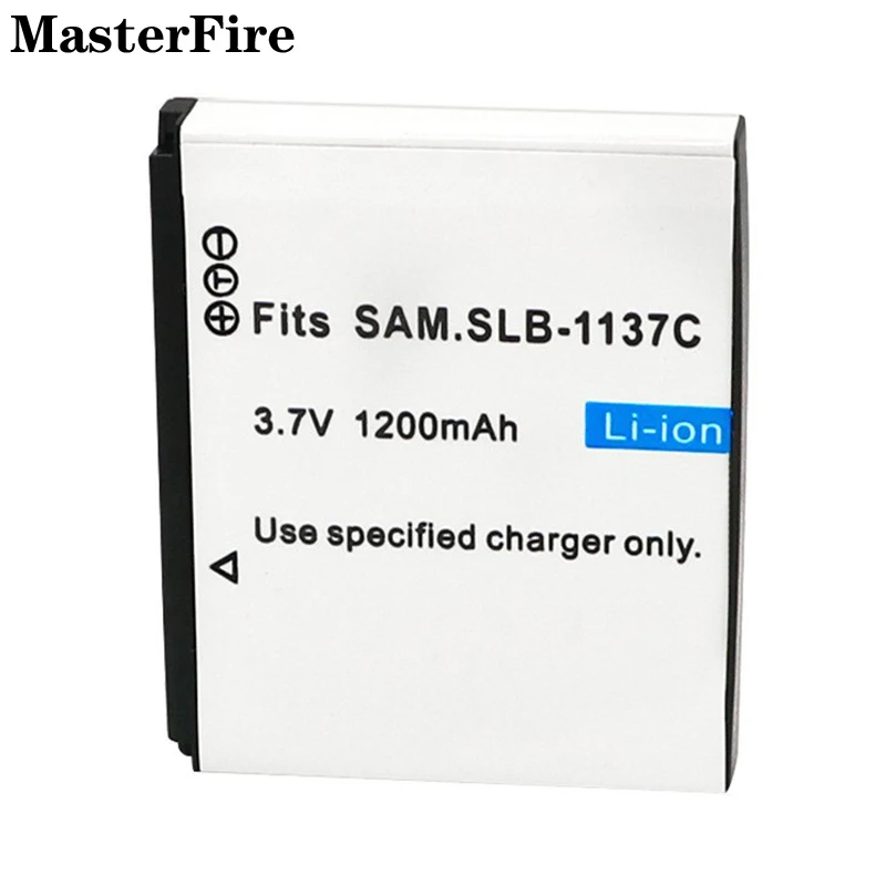 

3.7V 1200mah Rechargeable Li-ion Battery Pack SLB-1137C SLB 1137C SLB1137C for Samsung i7 Digital Camera Batteries