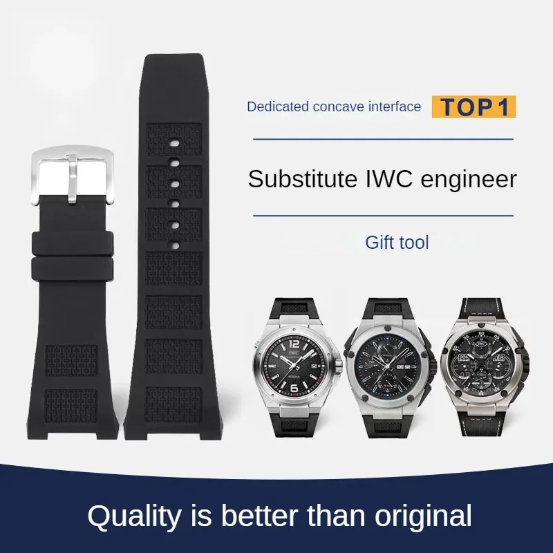 Silicone Watch Strap Substitute Engineer IW323602 IW376501 IW322503 Series Specific Concave Interface Rubber Watchband 0mm
Silicone Watch Strap Substitute Engineer IW323602 IW376501 IW322503 Series Specific Concave Interface Rubber Watchband 0mm