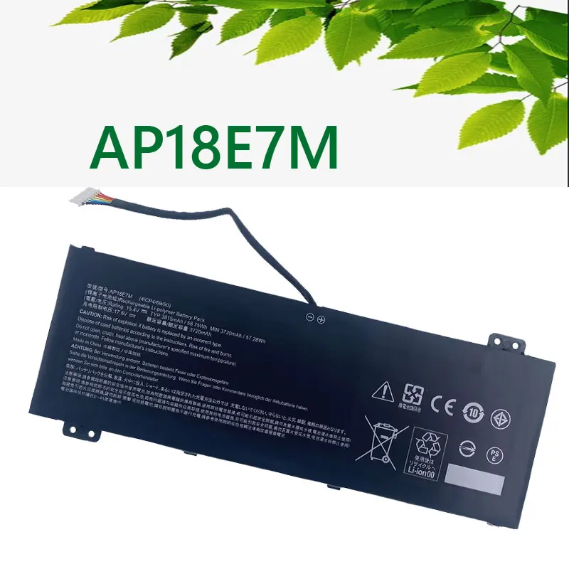 

AP18E7M Laptop Battery For Acer Nitro 5 AN515-54 AN515-55 AN517-51 7 AN715-51 Aspire 7 A715-74 A715-74G Series