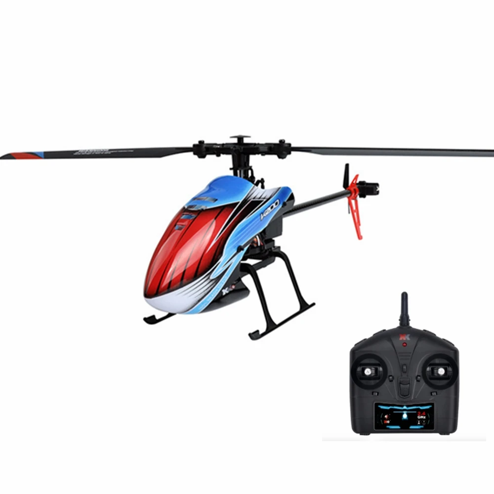 

WLtoys XK K200 4CH 6-Axis Gyro Altitude Hold Optical Flow Localization Flybarless RC Helicopter RTF Toys for Children
