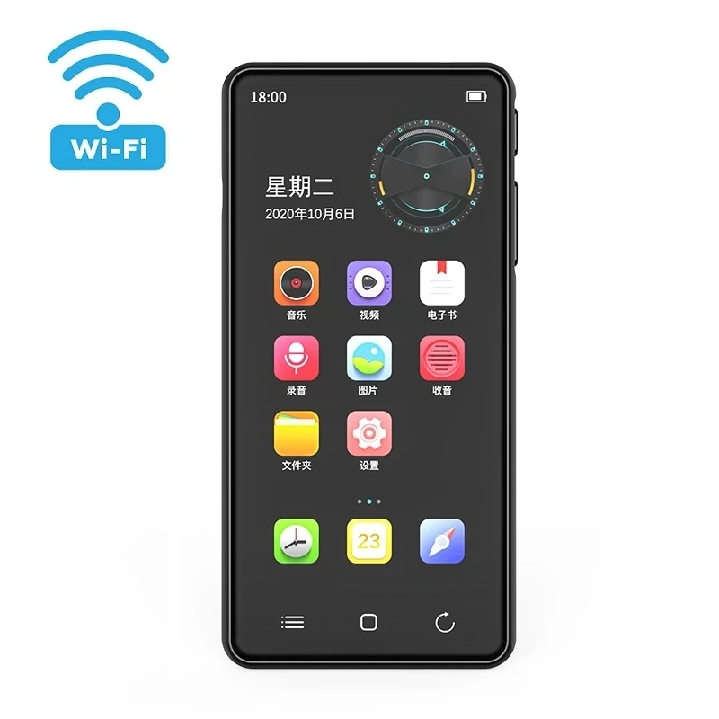 

Original RUIZU H8 WIFI Android MP3 player BT V5.0 Touch Screen 4.0inch 16GB music mp3 player with Speaker,FM,E-book,Recorder