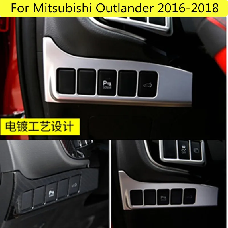 For Mitsubishi Outlander 2016-2018 Headlight Lamp Switch Button Frame Cover Center Console Interior Trim Styling Garnish 2PCS
For Mitsubishi Outlander 2016-2018 Headlight Lamp Switch Button Frame Cover Center Console Interior Trim Styling Garnish 2PCS