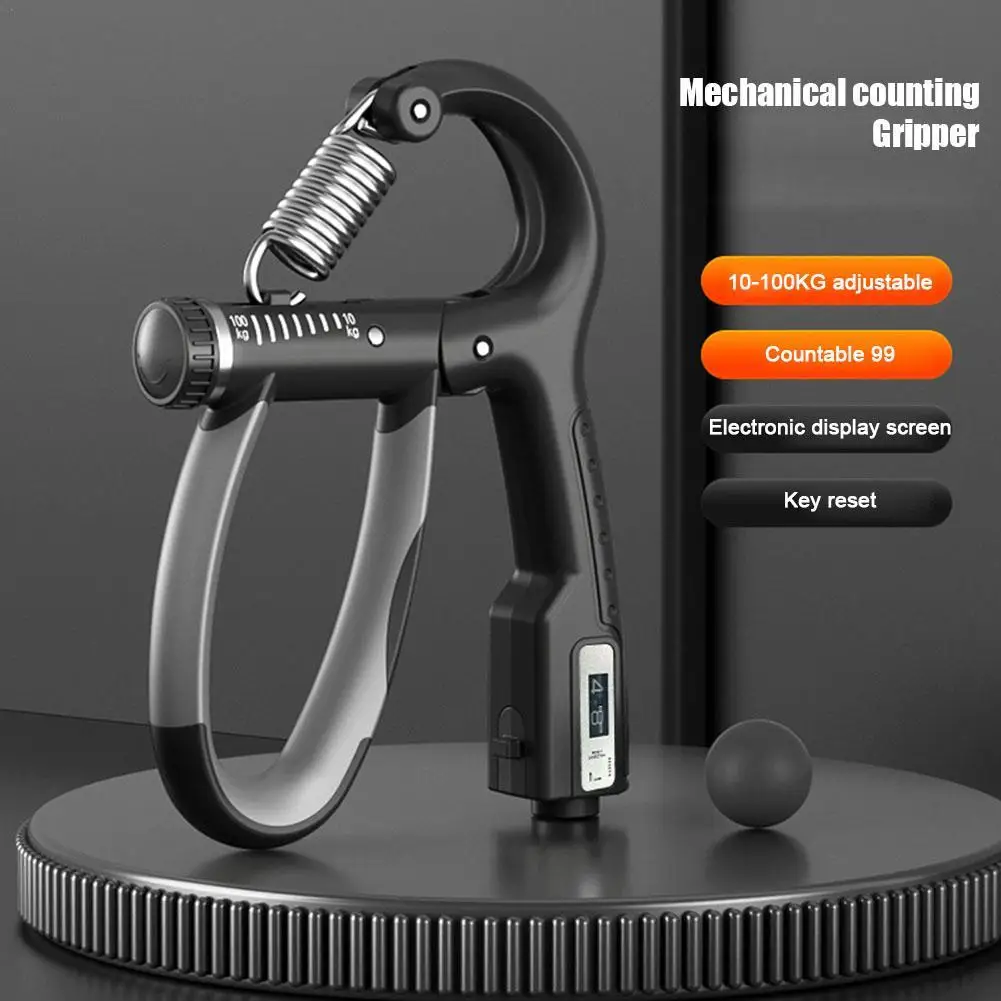 Smart Counting Hand Grip Adjustable 10-100KG Power Strengthening Exercise Wrist Expander Training Gym Fitness Sports Equipment
Smart Counting Hand Grip Adjustable 10-100KG Power Strengthening Exercise Wrist Expander Training Gym Fitness Sports Equipment