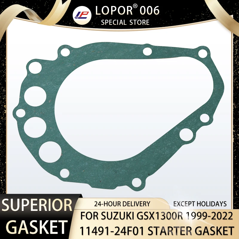 LOPOR Motorcycle Engine Crankcase STARTER Cover Gasket Seal For SUZUKI GSX1300R HAYABUSA B-KING 11491-24F01 GSX 1300 R
LOPOR Motorcycle Engine Crankcase STARTER Cover Gasket Seal For SUZUKI GSX1300R HAYABUSA B-KING 11491-24F01 GSX 1300 R