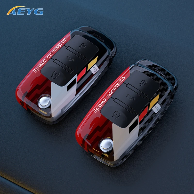 

ABS Car Remote Key Case Cover Shell For VW Volkswagen Polo Tiguan Passat Golf Jetta Lavida Skoda Octavia Holder Fob Accessories